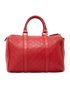 Medium Joy Boston Bag, &pound;395, Handbags, Red, Leather, Back view
